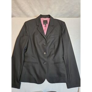 The Limited‎ Women's Black Suit Jacket/Blazer Size 10 With Pink Lining Vintage